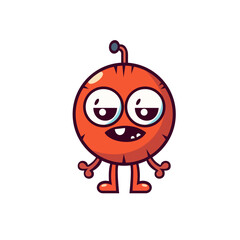 cute monster cartoon doodle design for coloring, backgrounds, stickers, logos, symbol, icons and more