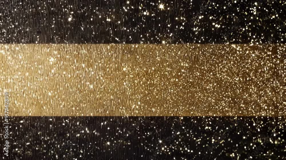 Poster a seamless loop of a modern and abstract background with a combination of black and gold stripes and