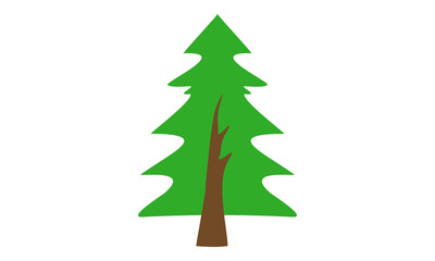 fir or pine tree vector logo