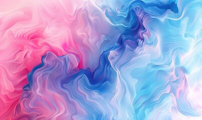 Fototapeta premium abstract wave background with smooth gradients bright colors dynamic elegant modern Generate AI