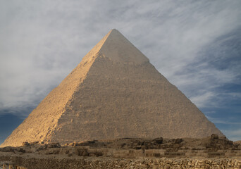Great Pyramid of Khufu at Giza. Egypt.