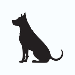 DOG BLACK SILHOUETTE