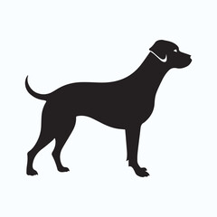 DOG BLACK SILHOUETTE