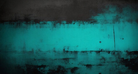 グランジ テクスチャ デザインの抽象的な青い背景パターンまだらの汚れた塗装イラストの青緑と青緑色の色	