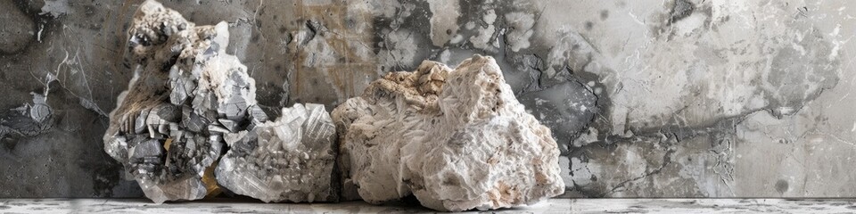Specimen of marble limestone raw mineral stone