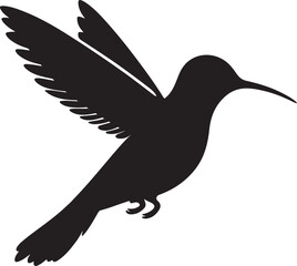 flying bird silhouette vector free download