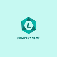 L creative minimalist letter logo. L unique vector initials alphabet letter logo design