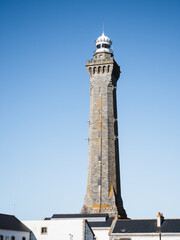 Fototapeta premium Eckmuhl Lighthouse in Saint-Pierre, Brittany, France