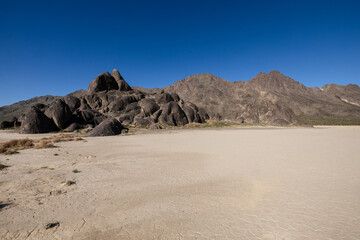 Racetrack playa in death valley, California USA