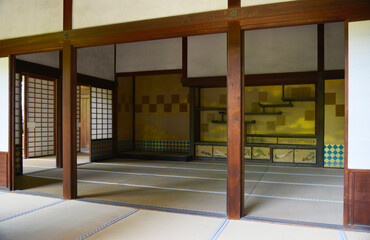 修学院離宮　中離宮の客殿室内　京都市左京区修学院