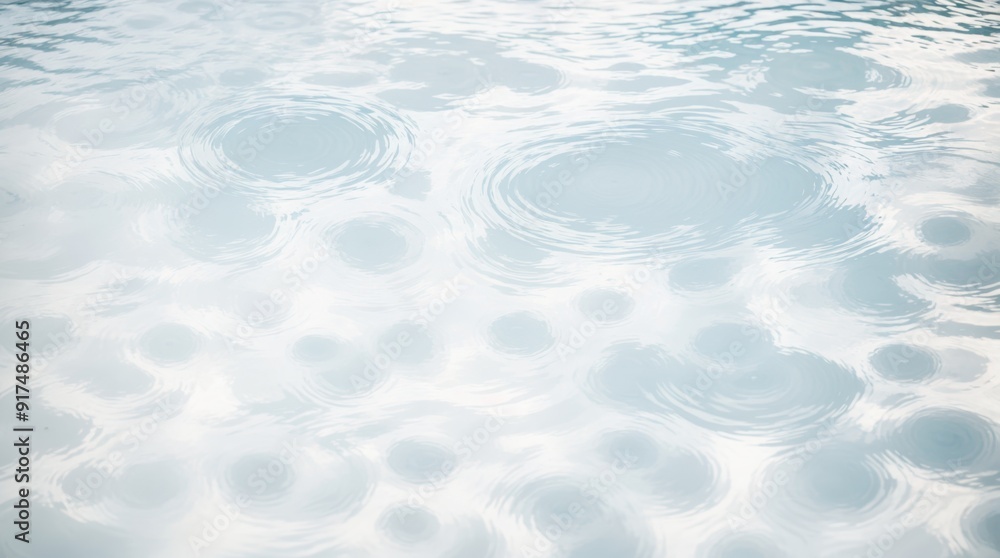 Poster mesmerizing patterns swirl on tranquil water surfaces with gentle ripples