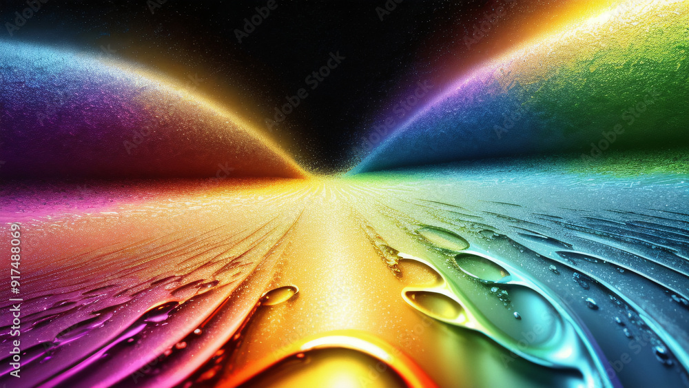 Aufkleber texture color abstract background pattern art paint liquid rainbow effect. abstract texture design p