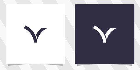 letter v logo design vector