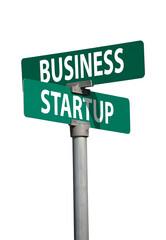 business startup sign