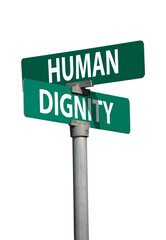 human dignity sign