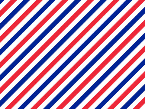 シンプル斜めストライプ背景：中フランストリコロール