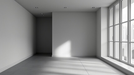 Obraz premium empty room with a wall