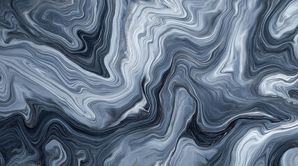 Monochromatic gray marbled paper background
