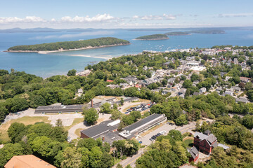 View of Bar Harbor Maine