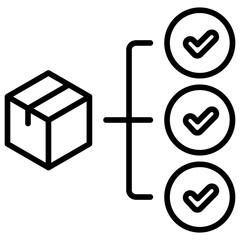 Fototapeta premium Product management icon