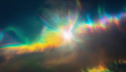 Fototapeta premium 抽象的な空のイメージ