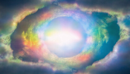 Fototapeta premium 抽象的な空のイメージ