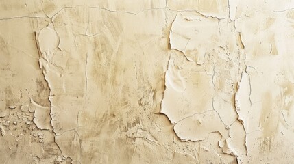 Fototapeta premium Cream Colored Cement Wall Texture for Product Showcase and Web Design