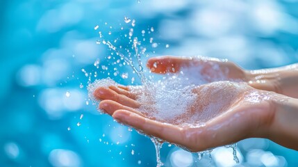 Fototapeta premium Clean wash hand sanitizer anti virus bacteria using alcohol gel dirty skin care - stock photo -