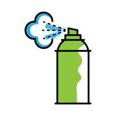 Spray icon template