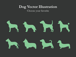 dog cartoon silhouette pet puppy animal cute paw bone wallpaper illustration breed tail claw black