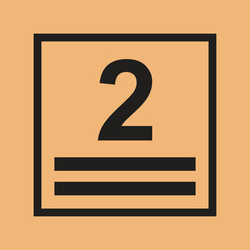 Vector Maximum Stack Icon Symbol For Packaging