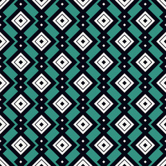 Ethnic, tribal seamless surface pattern. Repeated diamonds and rhombuses motif. Folk background. Folkloric wallpaper. Geometric ornament. Geo digital paper, textile print. Vector art