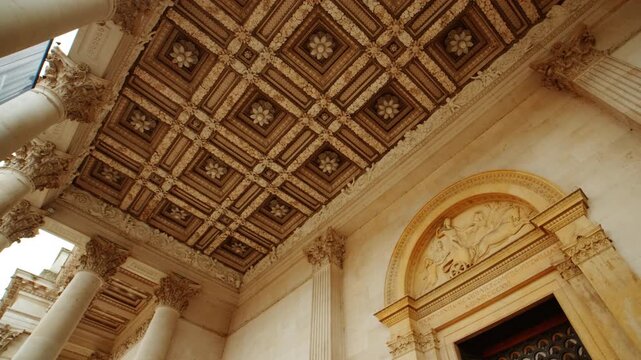 The Fitzwilliam Museum in Cambridge, England, UK, houses a world-class collection of art and antiquities of the rich cultural heritage of the city
