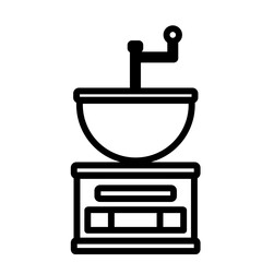 Modern Coffee Grinder Icon