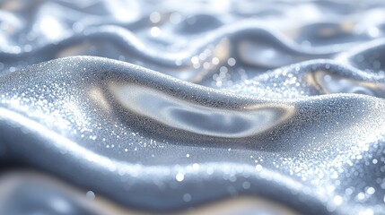 Bright white sparkling background with delicate light reflections, offering a clean and minimalist aesthetic with a touch of eleganc