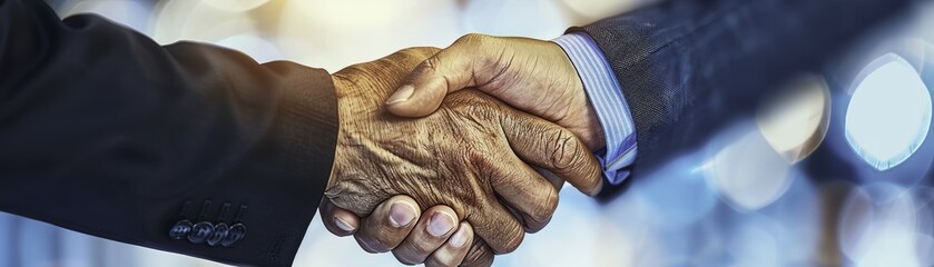 Naklejka premium Business Handshake