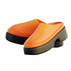 Shoes 3D icon set on transparent background, great design for any purposes, 3d online retail, e-commerce and Fashion concept