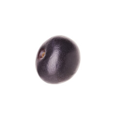 Fresh ripe acai berry isolated on white