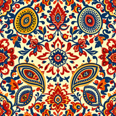 pattern with flowers, seamless floral pattern