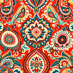 pattern with flowers, seamless floral pattern