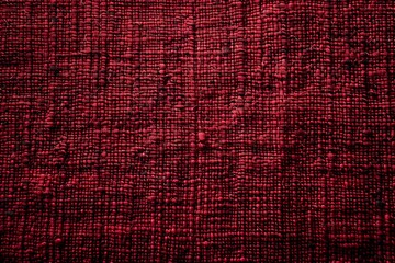 Vibrant red pattern fills solid backdrop