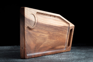 The sideboard is made of wood for serving snacks, fruits, nuts, cheeses, meats and original serving...