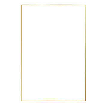 Gold frame border