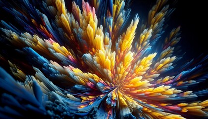 Obraz premium Kaleidoscopic Fractal Design