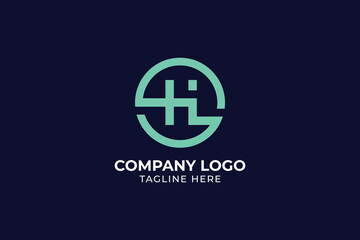 letter H financial growth logo design vector,  creative and minimalist growth finance logo design inspiration