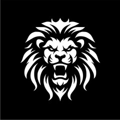 Obraz premium lion head vector