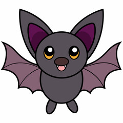 Halloween bat isolated on white background, halloween bat vector illustration, bird on a branch vector art, bats silhouette, bird vector icon, bats on a branch line art, eps