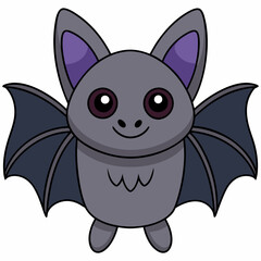 Halloween bat isolated on white background, halloween bat vector illustration, bird on a branch vector art, bats silhouette, bird vector icon, bats on a branch line art, eps