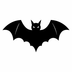 Halloween bat isolated on white background, halloween bat vector illustration, bird on a branch vector art, bats silhouette, bird vector icon, bats on a branch line art, eps