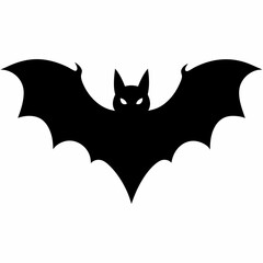 Halloween bat isolated on white background, halloween bat vector illustration, bird on a branch vector art, bats silhouette, bird vector icon, bats on a branch line art, eps
